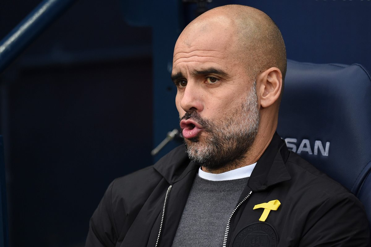 Guardiola se irá satisfecho a las fiestas decembrinas por el buen funcionamiento de sus jugadores. (Foto Prensa Libre: AFP)