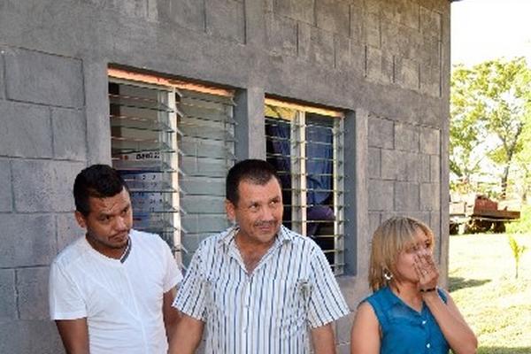 Aprehendidos, en  sede policial.