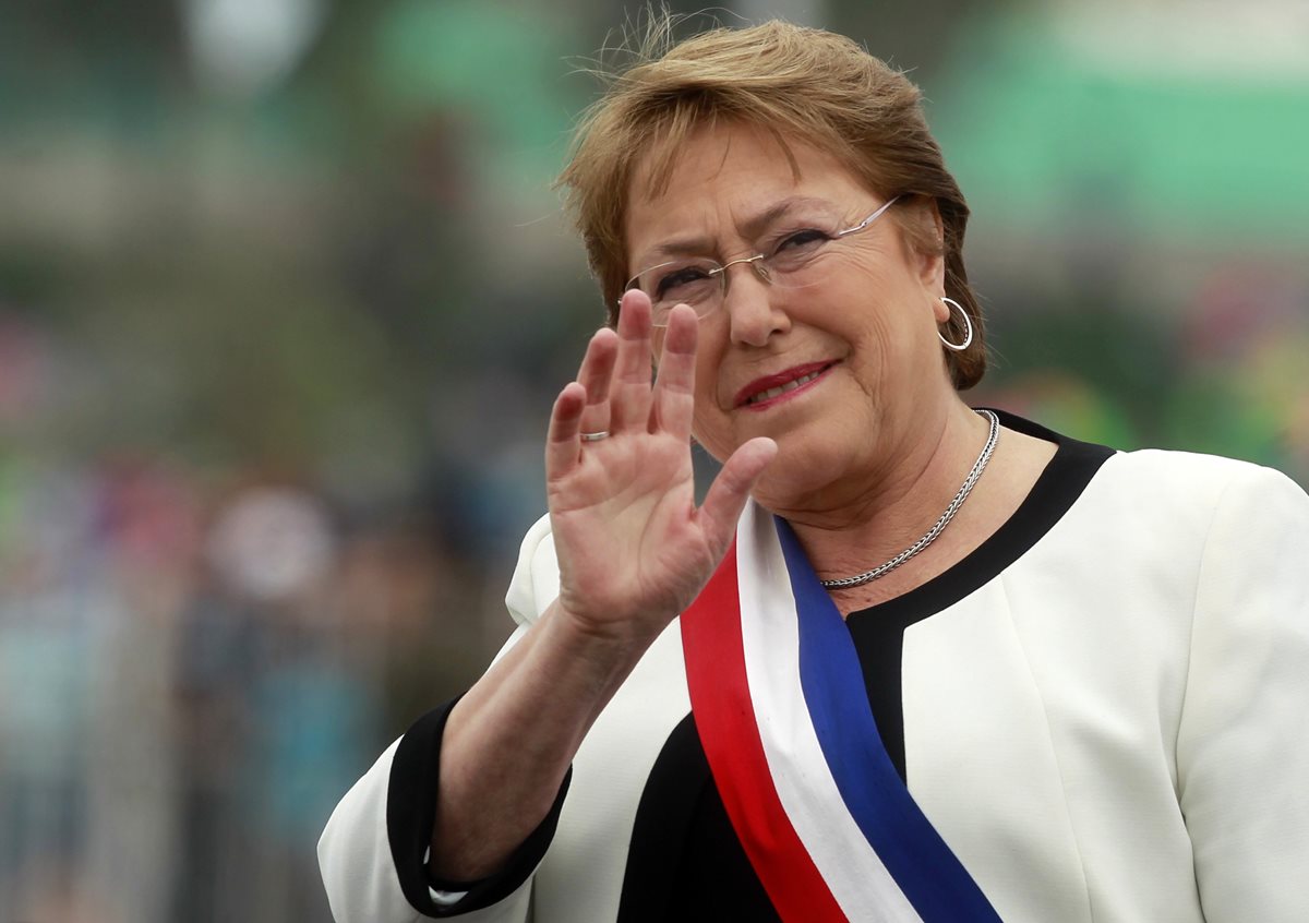 <em>Michelle Bachelet, presidenta de Chile. (Foto Prensa Libre: AFP).</em>