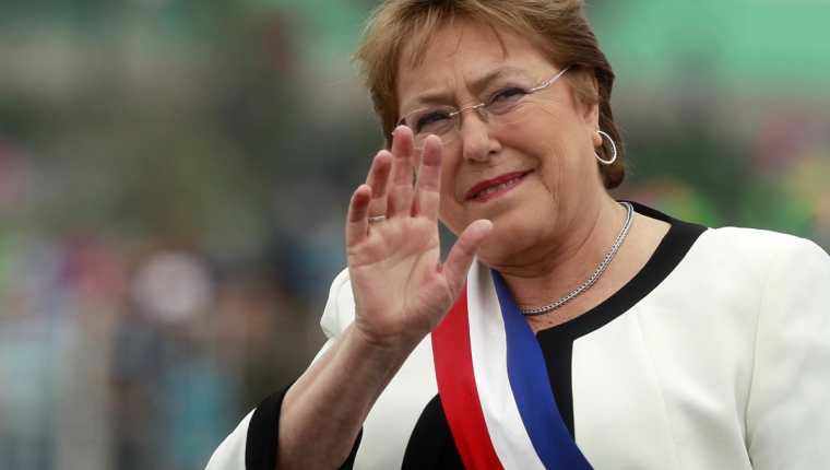<em>Michelle Bachelet, presidenta de Chile. (Foto Prensa Libre: AFP).</em>