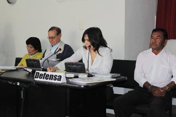 Bernardino Orantes, en  el juicio.