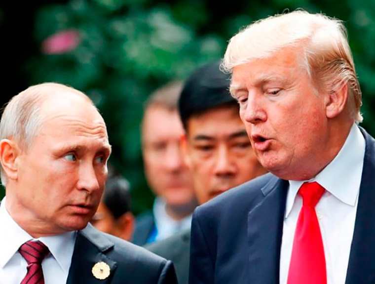 "No encontramos evidencia de colusión, coordinación o conspiración entre la campaña de Trump y los rusos", señala el informe. (Foto Prensa Libre: AFP)