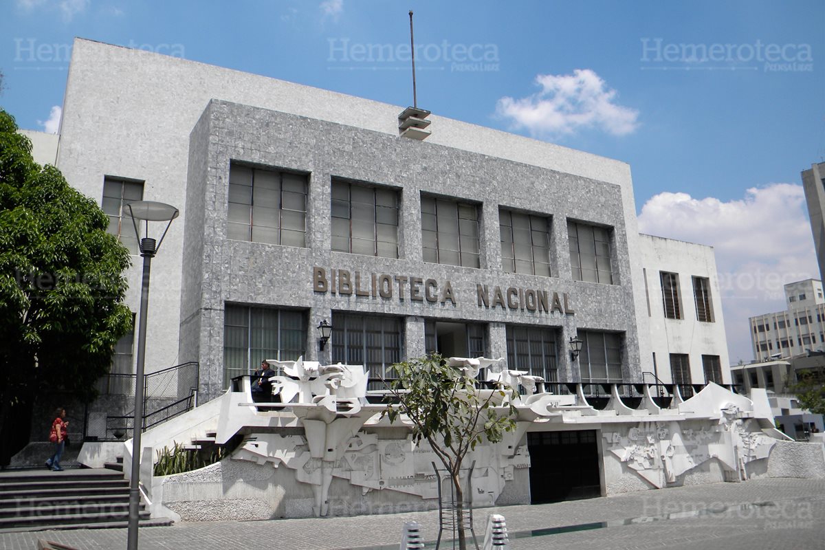 Fachada de la Biblioteca Nacional. (Foto: Hugo Cuyán Vásquez)