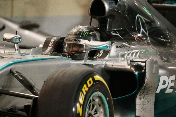Nico Rosberg se ubicó en la segunda posición de la competencia. (Foto Prensa Libre: AP)