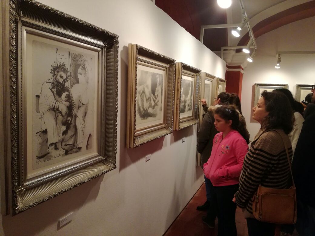 Una exposición de 29 obras de Pablo Picasso abrió el miércoles en Antigua Guatemala. (Fotos Prensa Libre, Miguel López)
