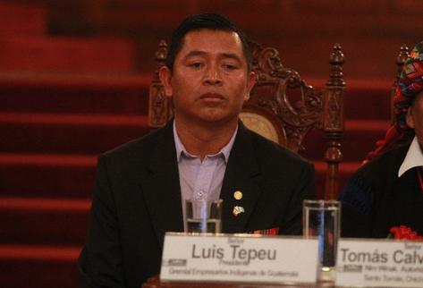 Tepeu, de Gremial de Empresarios Indígenas. (Foto Prensa Libre: Hemeroteca PL)