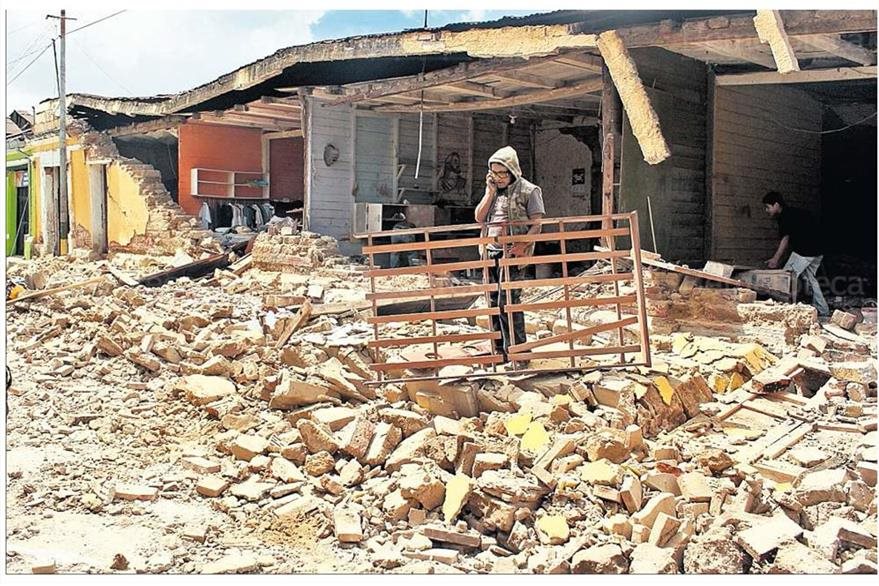 Cientos de casas fueron declaradas inhabitables luego del terremoto del 7 de noviembre del 2012. (Foto Prensa Libre: Hemeroteca PL)