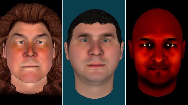 Estos tres avatares fueron creados por gente que formó parte de la prueba.