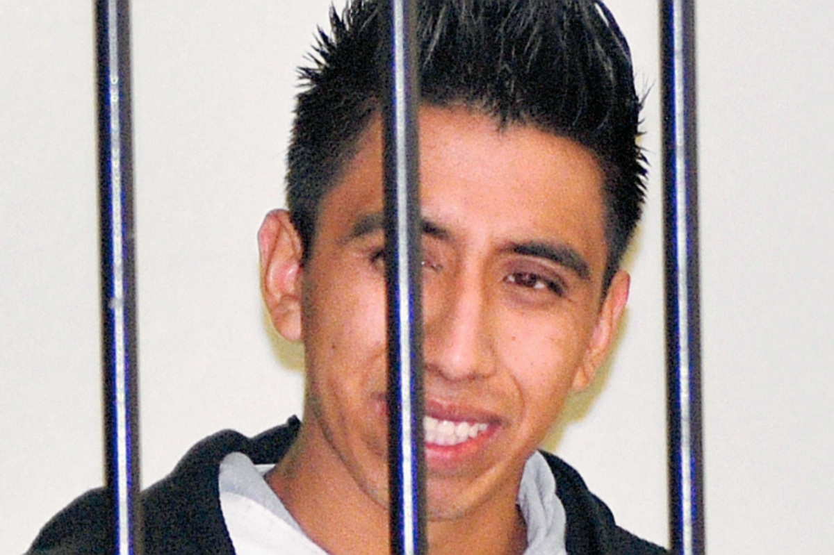 Luis Eduardo  Chan Siquiná fue condenado a 30 años de prisión por el delito de asesinato, en Quetzaltenango. (Foto Prensa Libre: Alejandra Martínez)