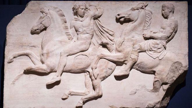 El Museo Británico tiene una enorme colección de frisos del Partenón de Atenas. GETTY IMAGES