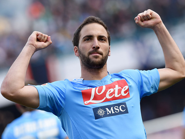 Gonzalo Higuaín fue el goleador de la Serie A con 36 goles anotados para el Napoli. (Foto Prensa Libre: Hemeroteca PL)