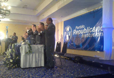 Presentan al Partido Republicano Institucional (PRI). (Foto Prensa Libre: Jessica Gramajo)