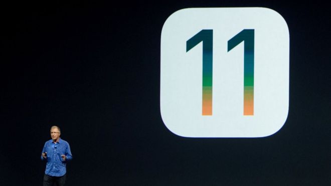 La presentación de iOS 11 se realizó en San José, California. AFP