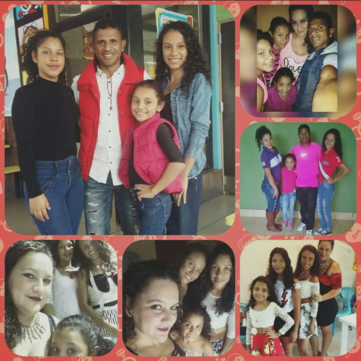 La familia Espinoza Sanabria enfrenta una dura batalla por la enfermedad de Karen. (Foto Prensa Libre: Cortesía David Espinoza)