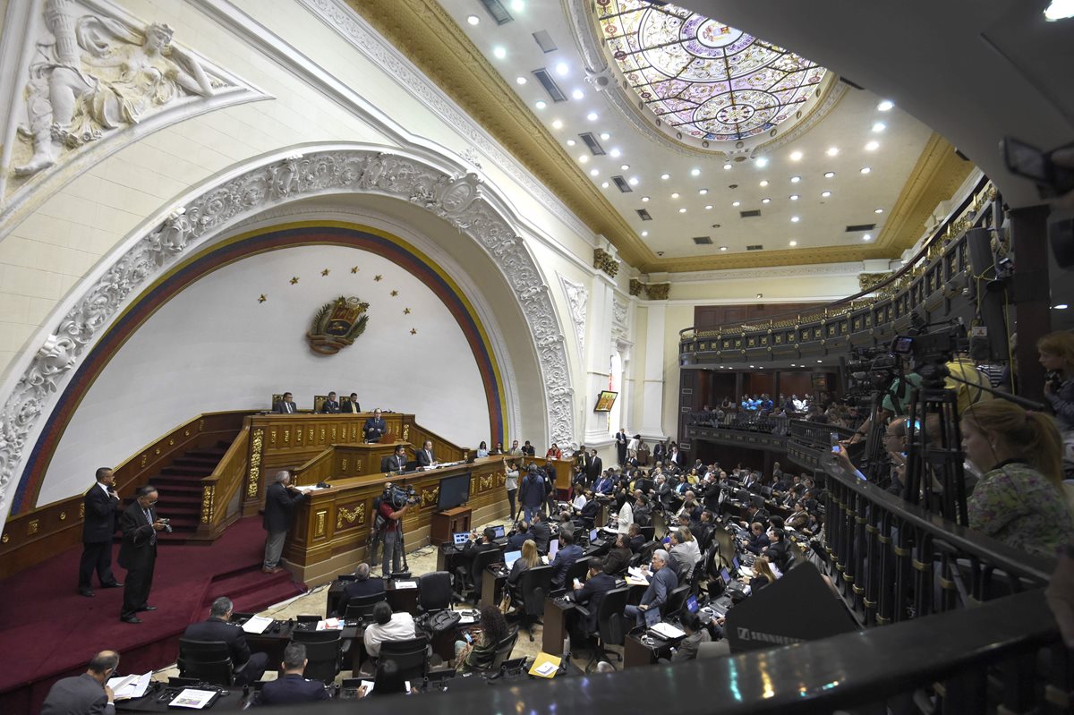 El Legislativo venezolano rechaza decreto de Nicolás Maduro de estado de Excepción. (Foto Prensa Libre: AFP).