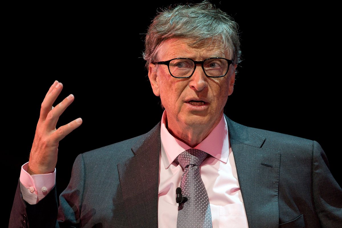 Bill Gates criticó la reforma fiscal sancionada en Estados Unidos con rebajas de impuestos a empresas y personas. (Foto Prensa Libre: AFP)