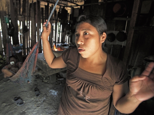 Demesia Ramírez es madre de dos hijos, y quedó viuda en el 2014, cuando soldados de Belice atacaron a su esposo.