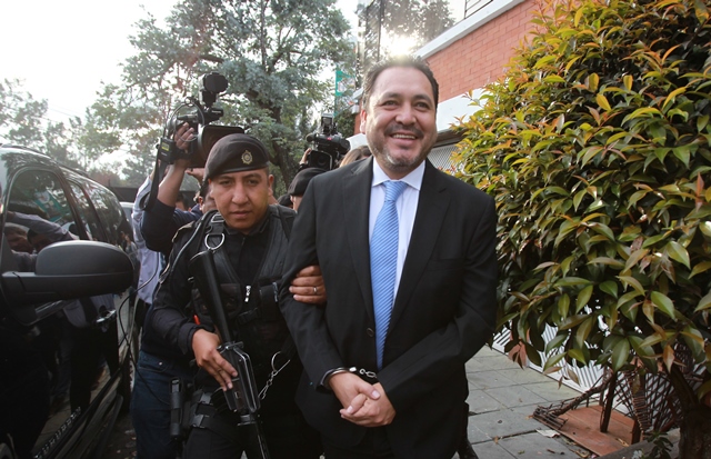 Gudy Rivera fue detenido el 9 de marzo último en residenciales San Jorge, zona 11. (Foto Prensa Libre: Hemeroteca PL)