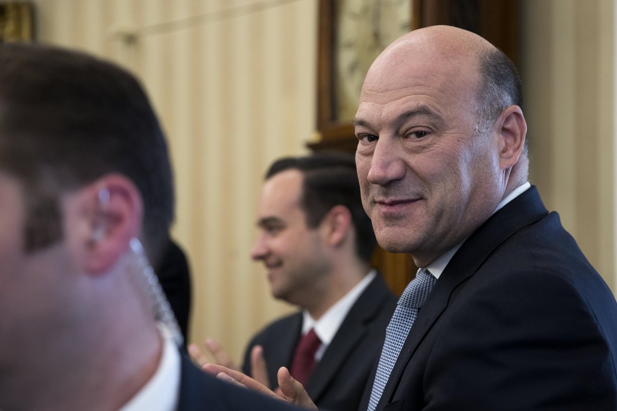 El director del Consejo Económico Nacional, Gary Cohn, llevó el mensaje de Donald Trump a la reunión del FMI. (Foto Prensa Libre: EFE)