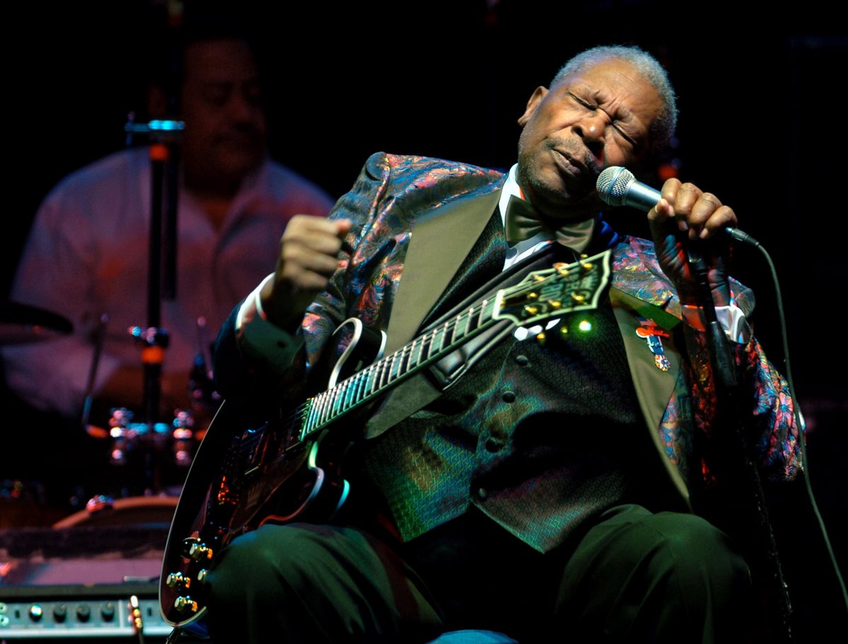 La leyenda del blues B.B. King murió a los 89 años. (Foto Prensa Libre: AP)