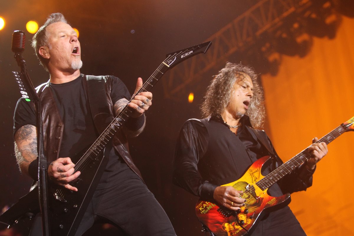 El nuevo disco de Metallica, Hardwired… to Self-Destruct, es uno de los más vendidos en Estados Unidos. (Foto Prensa Libre: Keneth Cruz)