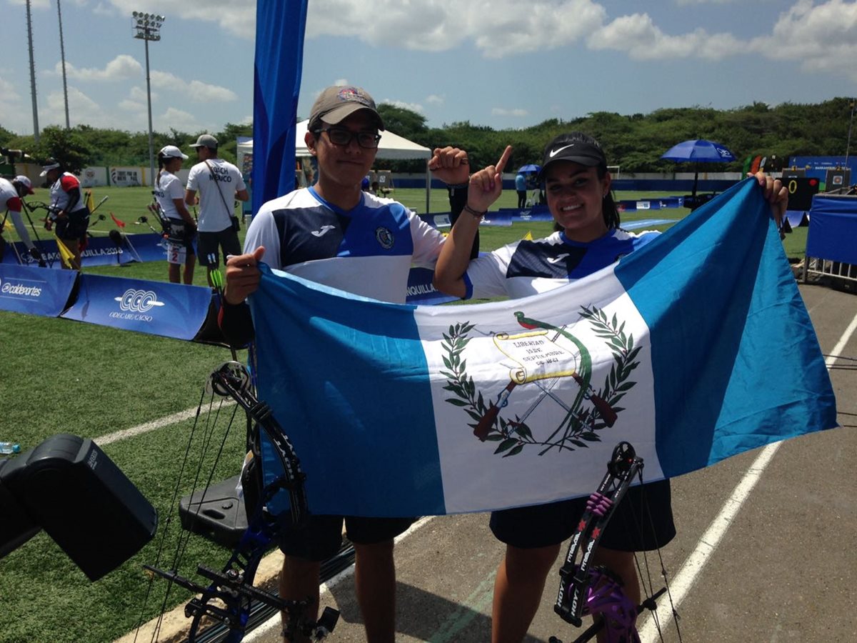 Los arqueros Marcelo del Cid y Sofía Paiz ganan la medalla de oro número 21 y con ello se rompe la marca histórica en los juegos de Barranquilla, Colombia 2018.