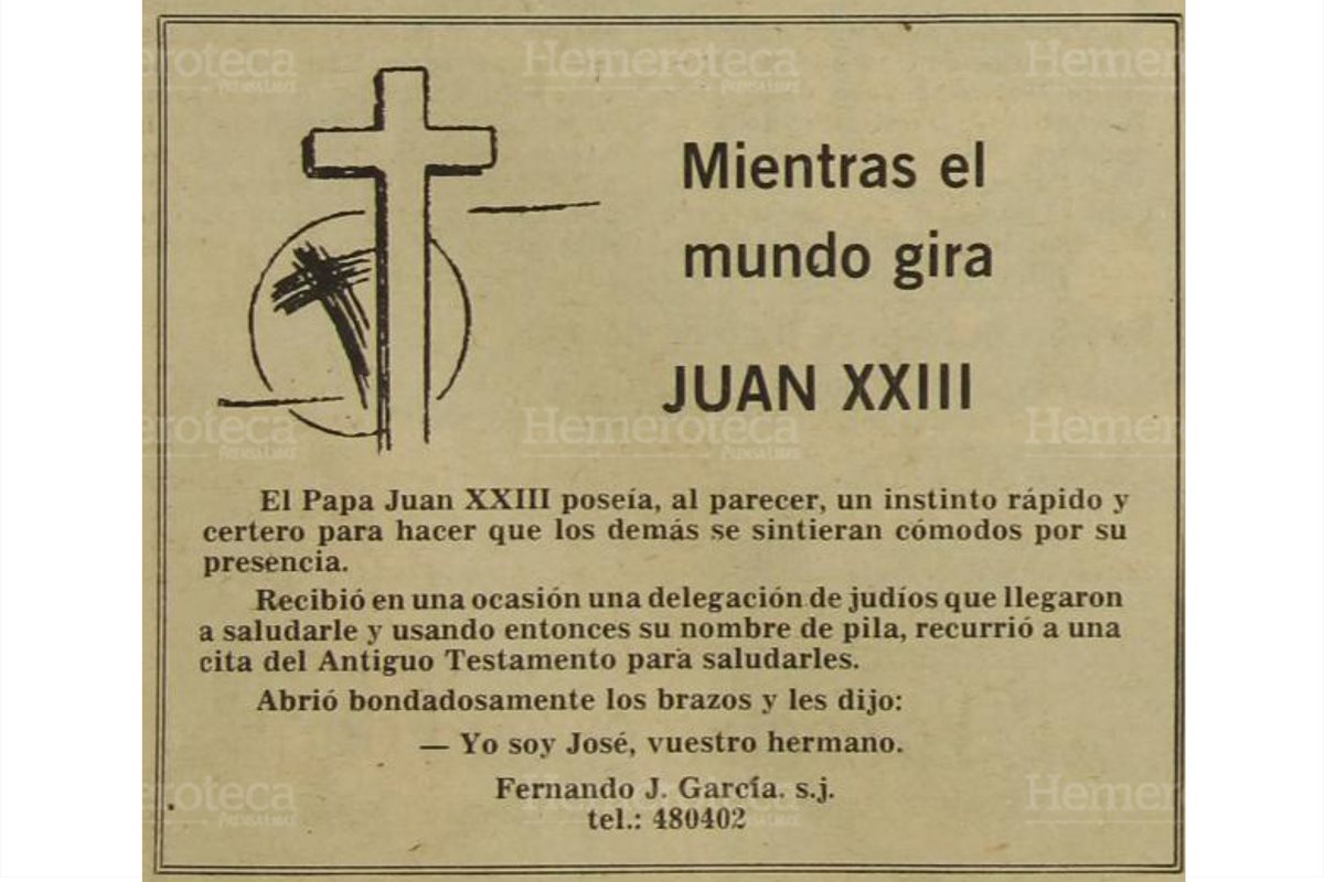 "Mientras el mundo gira", columna de reflexión de 1979. (Foto: Hemeroteca PL)
