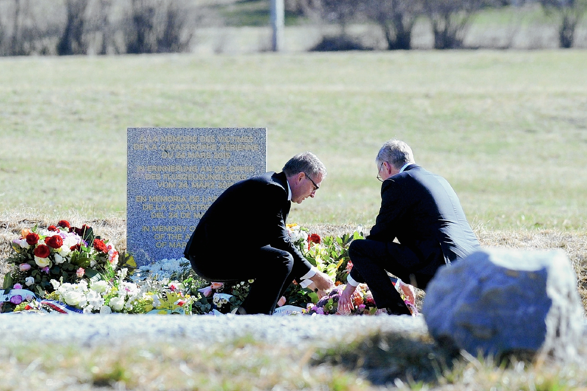 La tragedia de Airbus A320 contra los Alpes franceses ocasionó 150 muertos. (Foto Prensa Libre:AFP).