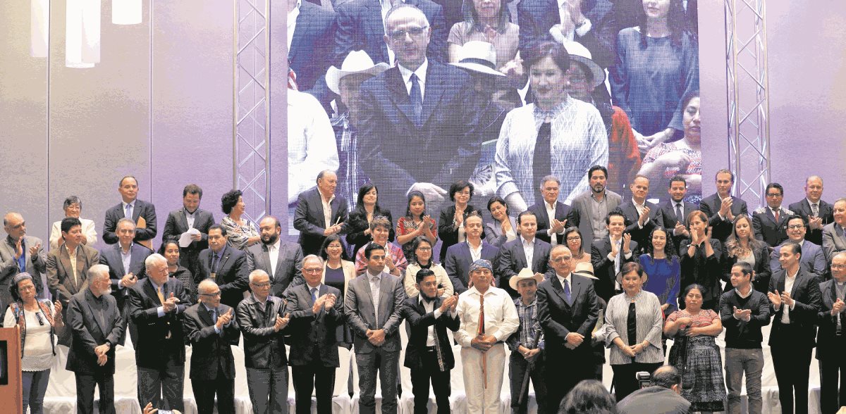 El Frente Ciudadano Contra la Corrupción fue presentado en febrero pasado. (Foto Prensa Libre: Hemeroteca PL).