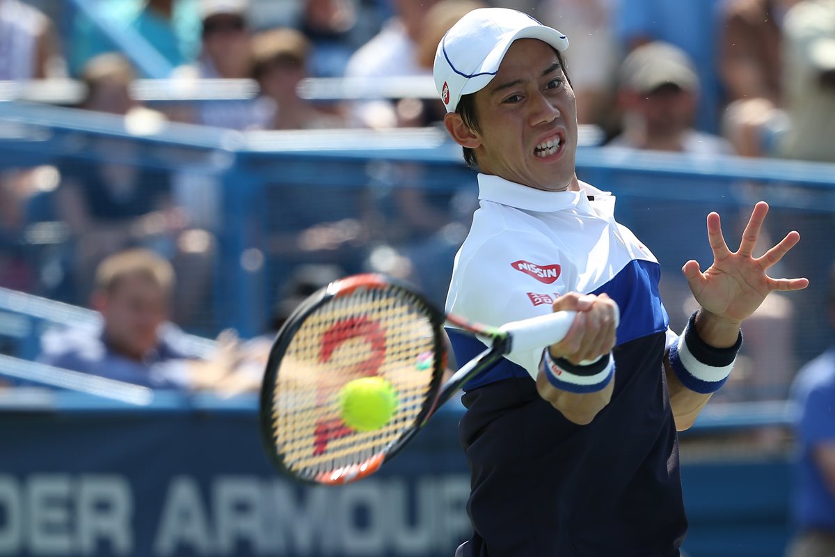 Kei Nishikori ascendió gracias al triunfo en Washington. (Foto Prensa Libre: AFP)