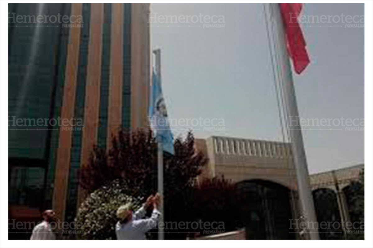 Nueva sede de la embajada de Guatemala en Jerusalén. (Foto Prensa Libre: Gustavo Montenegro)