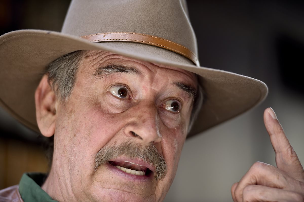 Vicente Fox, expresidente de México, asegura que Donald Trump es un "bocón". (Foto Prensa Libre: AFP).