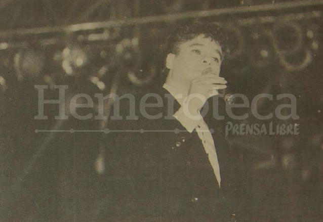 Juan Gabriel cautivó a los guatemaltecos en diciembre de 1992. (Foto: Hemeroteca PL)