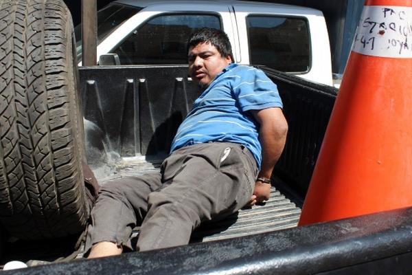 Augusto Herrera es señalado de atacar a golpes a su madre. (Foto Prensa Libre: Oscar Figueroa)