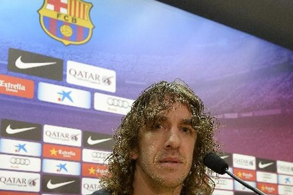 Puyol anunció  ayer que se retira. (Foto Prensa Libre: AFP)