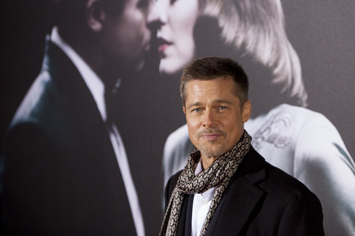 Brad Pitt se encuentra promocionando su nueva película Allied. (Foto Prensa Libre: AP)