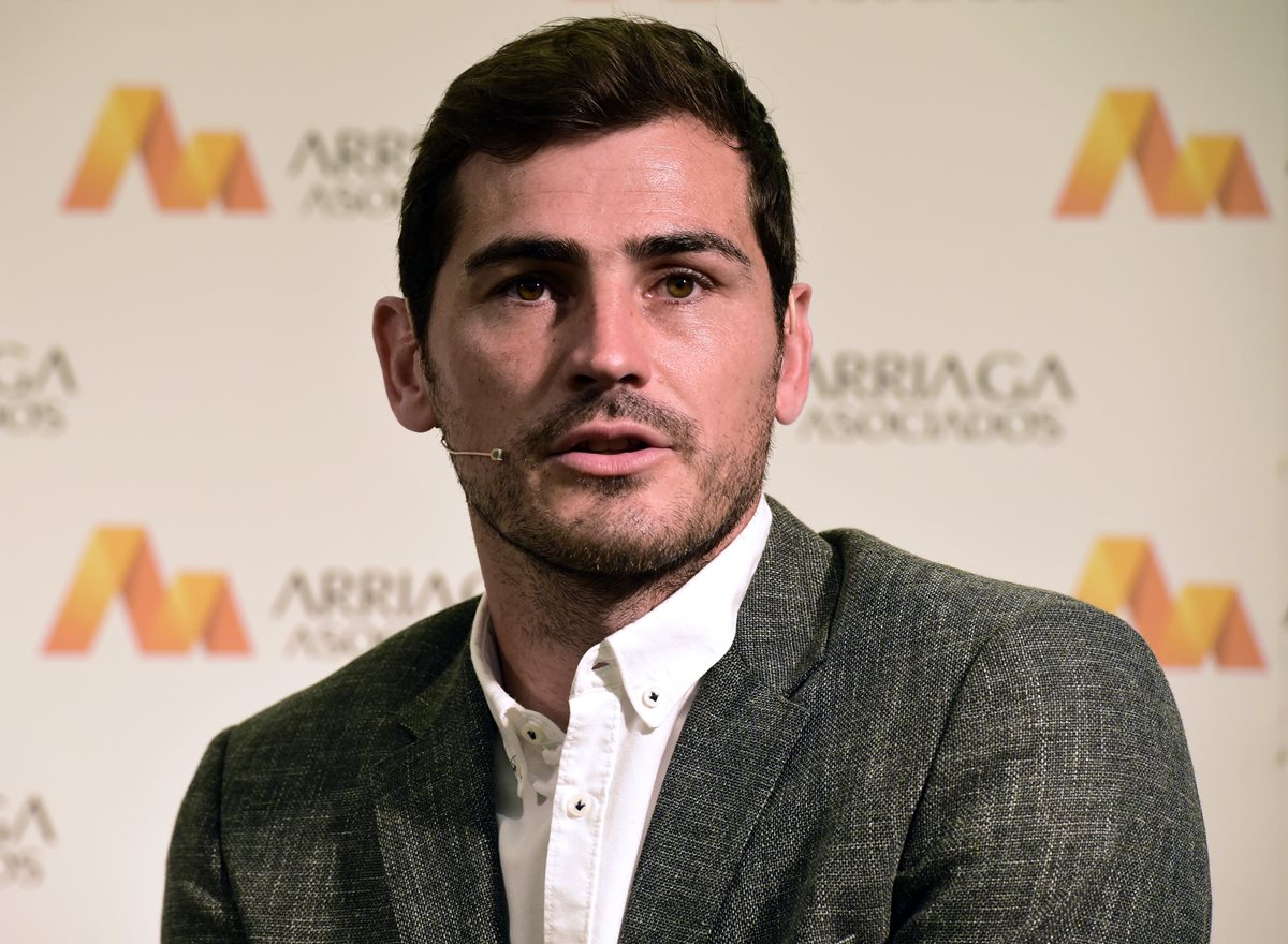 Iker Casillas participó este lunes en una conferencia de prensa en Madrid. (Foto Prensa Libre: AFP)