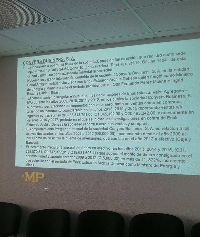 La acusación del MP señala la forma de pago. (Foto Prensa Libre: Kenneth Monzón)