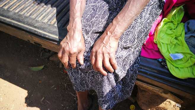 Delfina Monzón trabajó por más de 50 años limpiando casas. (Foto Prensa Libre: Beatriz Tercero)