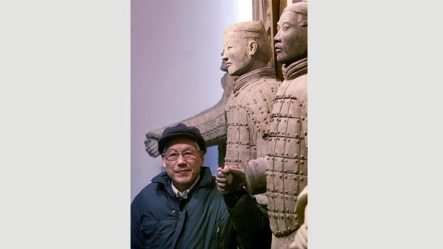 Yang Zhifa descubrió los guerreros de terracota en sus tierras, en 1974. ALAMY