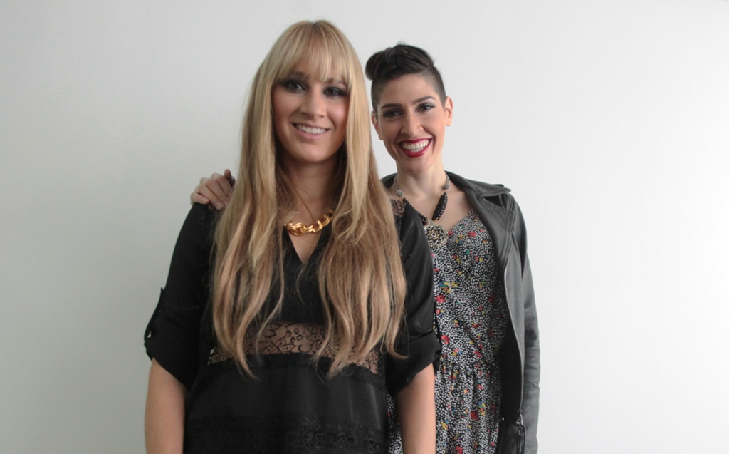 Hanna y Ashley de Ha*Ash agradecen el apoyo de los guatemaltecos. (Foto Prensa Libre: Keneth Cruz)