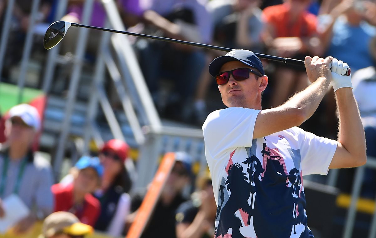Justin Rose se consagró campeón del golf olímpico. (Foto Prensa Libre: AFP)