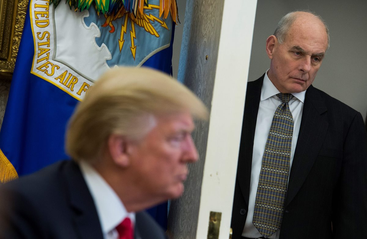 John Kelly fue jefe de gabinete de la Casa Blanca desde julio de 2017 hasta finales de 2018. (Foto Prensa Libre: AFP)