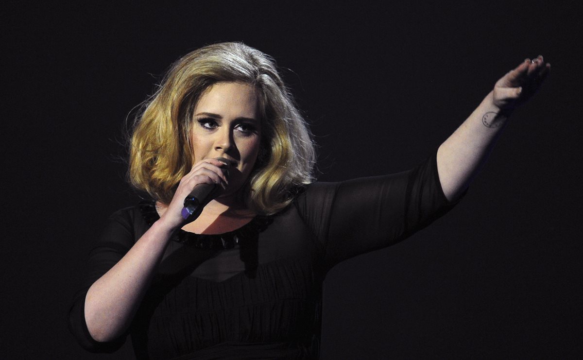 Adele promociona el álbum 25. (Foto Prensa Libre: AFP)