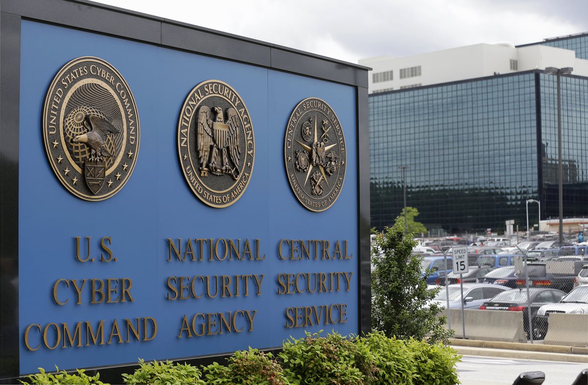 Sede de la Agencia de Seguridad estadounidense. (Foto Prensa Libre: AP)