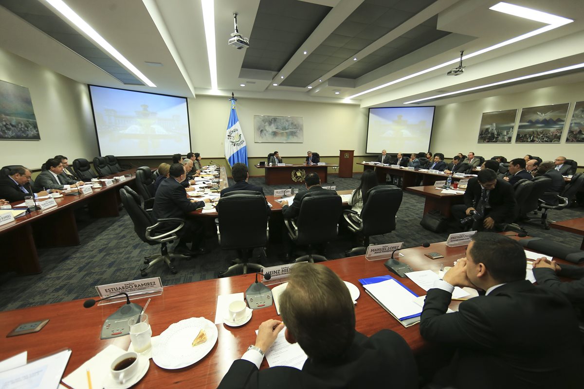 Reunión del gabinete del presidente Jimmy Morales. (Foto Prensa Libre: cortesía Presidencia)