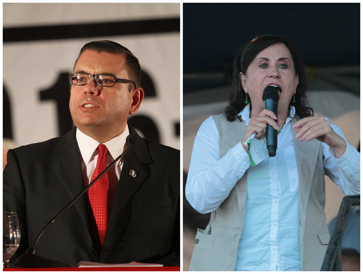 Manuel Baldizón y Sandra Torres, candidatos a la Presidencia.
