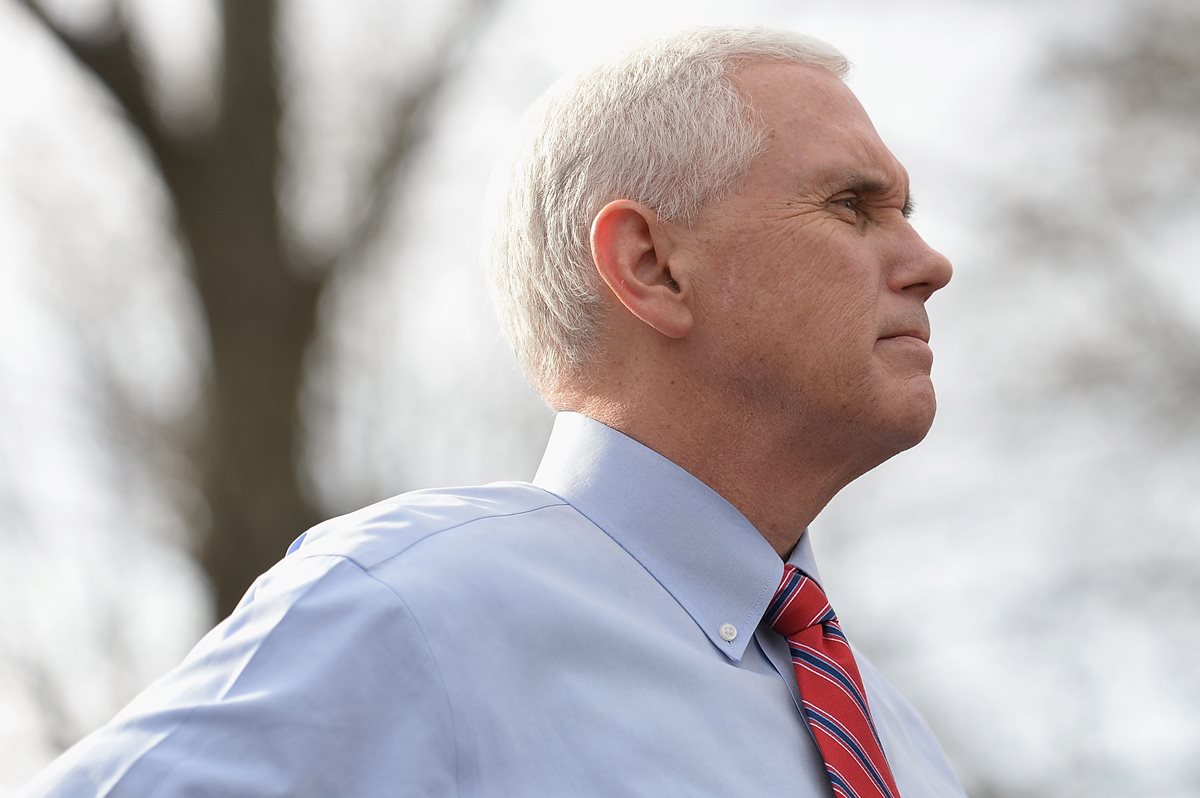 Mike Pence, vicepresidente de Estados Unidos. (Foto Prensa Libre: AFP).