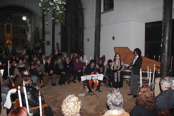Presentación del Ensamble Antiqua,  en Antigua Guatemala. (Foto Prensa Libre: Miguel A. López)