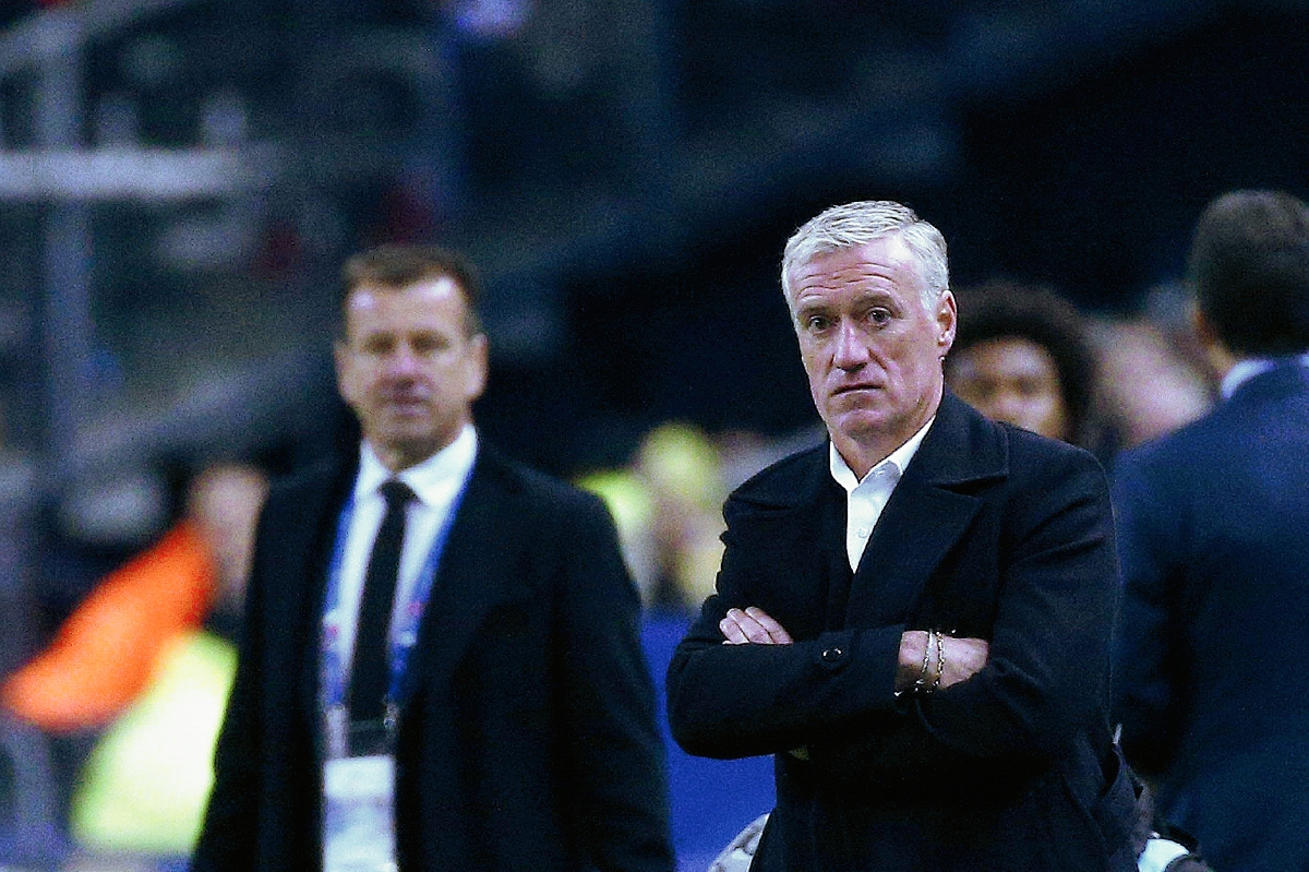 El seleccionador francés vio el lado positivo de la derrota y afirma que el partido contra Brasil le servirá para hacer ajustes previo a la eliminatorias de la Eurocopa 2016. (Foto Prensa Libre: EFE)